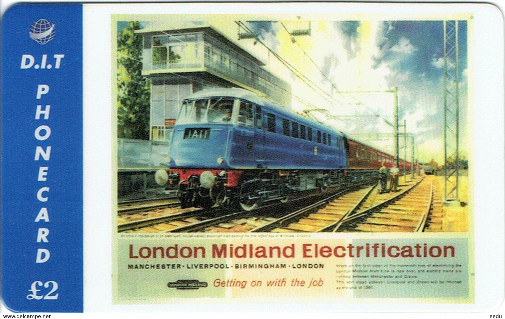 UK Phonecard Train - Erreurs & Variétés