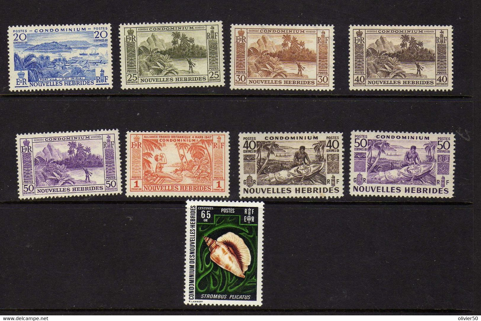 Nouvelles-Hebrides (1953-72)  -   Paysages  - Neufs**/* - Unused Stamps