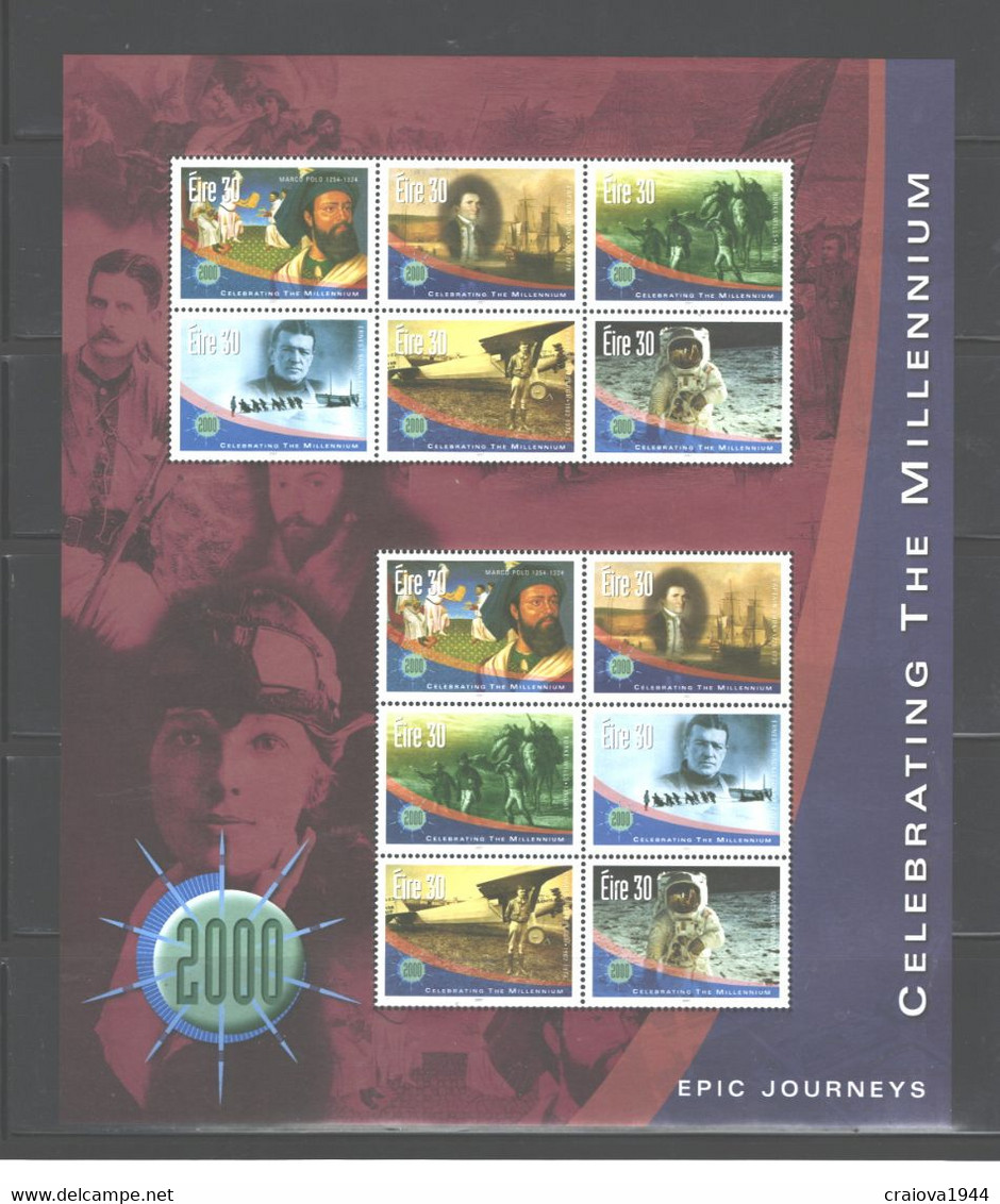 IRELAND 1999-2001, "MILLENNIUM", SHEET. #1222, MNH - Unused Stamps