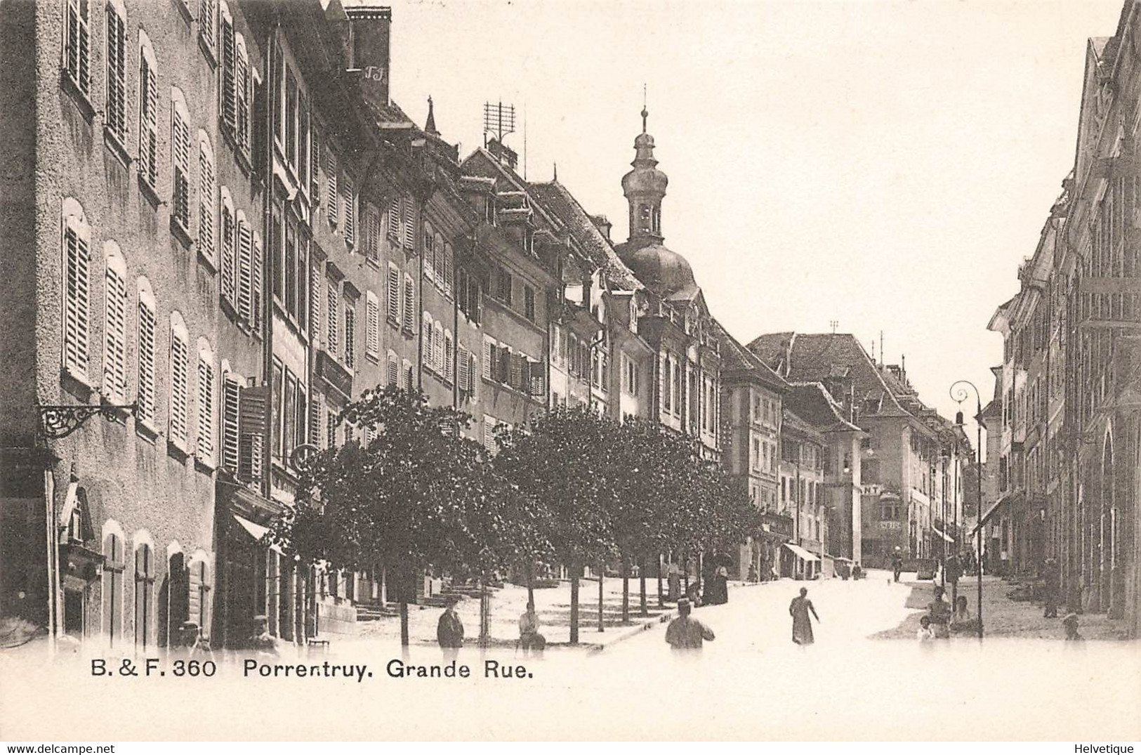 Porrentruy Grande Rue 1921 - Porrentruy