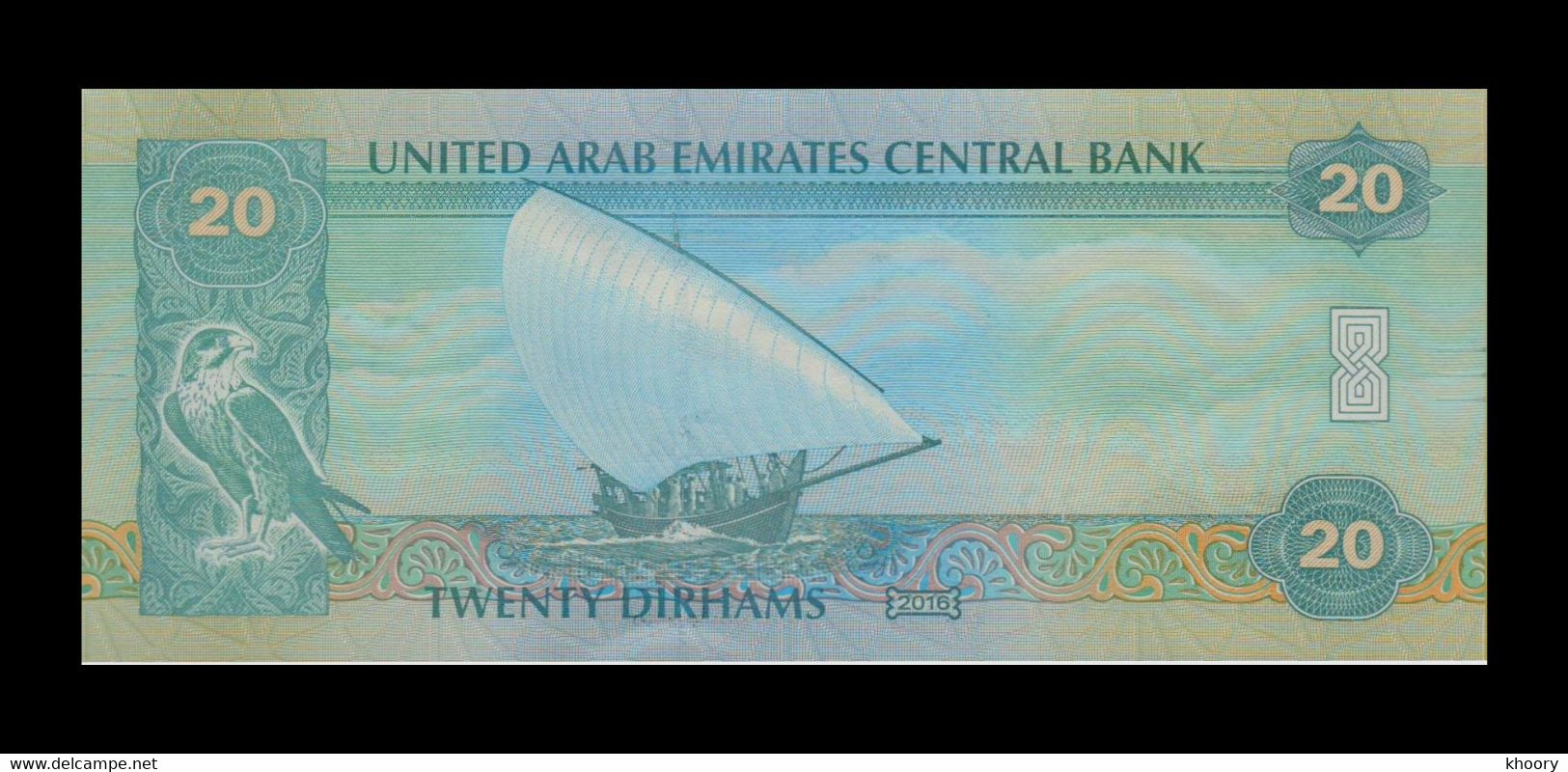 UAE United Arab Emirates 20 2016 Dirhams P-28/d ( UNC ) - United Arab Emirates