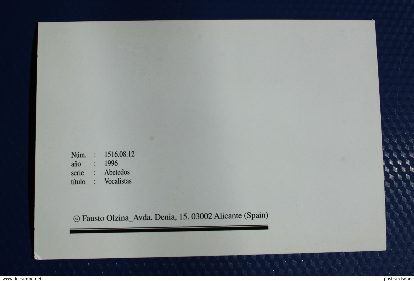 SPAIN. ALICANTE. - Alicante