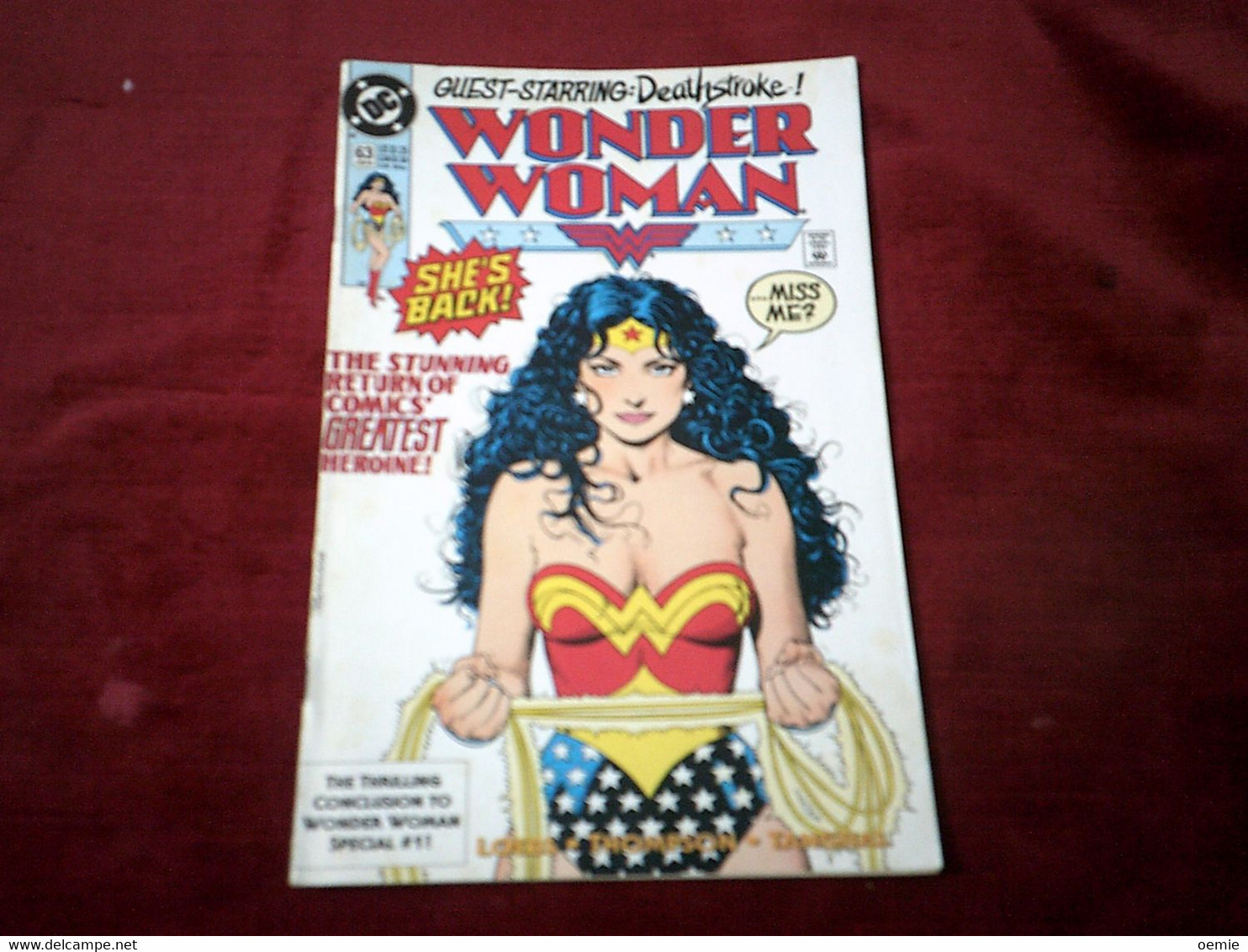 WONDER   WOMAN  N° 63  JUN 92 - DC