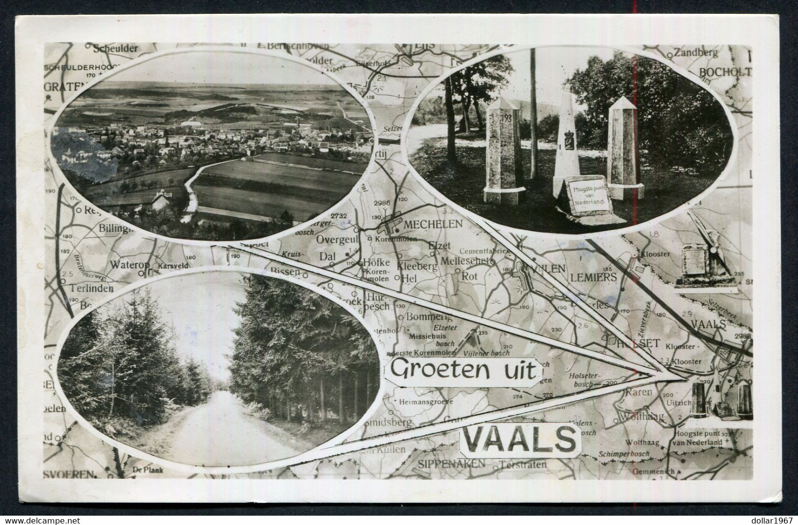 Vaals - Groeten Uit Vaals -  Used  29-7-1951   - Scans For Condition (Originalscan !!) - Vaals