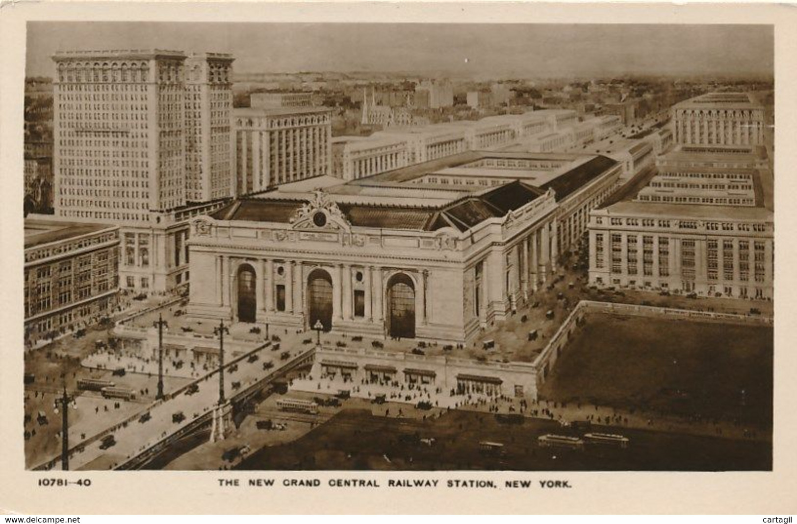 CPA -23903-USA -NewYork -Central Railway Station  -Envoi Gratuit - Transportmiddelen