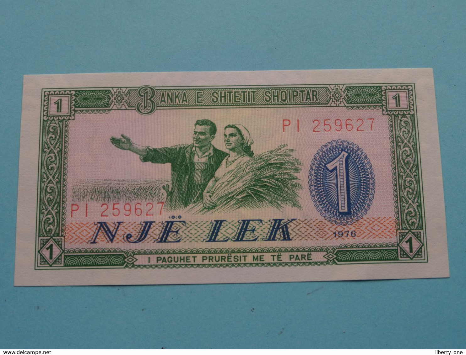 1 - Një Lek ( PI 259627 ) 1976 - Albania ( Voir / See > Scans ) UNC ! - Albanië