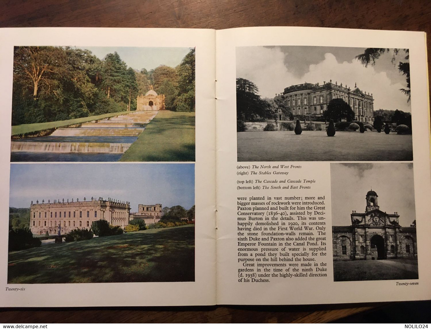 Revue Publication Guide CHATSWORTH The Derbyshire Home Of The Dukes Of DEVONSHIRE - Ontwikkeling