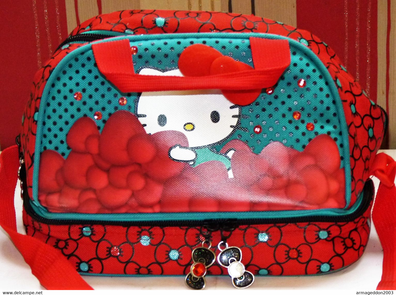 JOLI SAC HELLO KITTY DOUBLE FERMETURE BE VOIR PHOTO - Other & Unclassified
