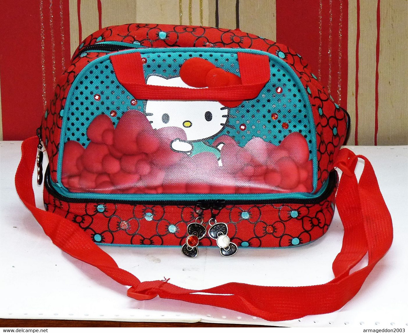 JOLI SAC HELLO KITTY DOUBLE FERMETURE BE VOIR PHOTO - Altri & Non Classificati