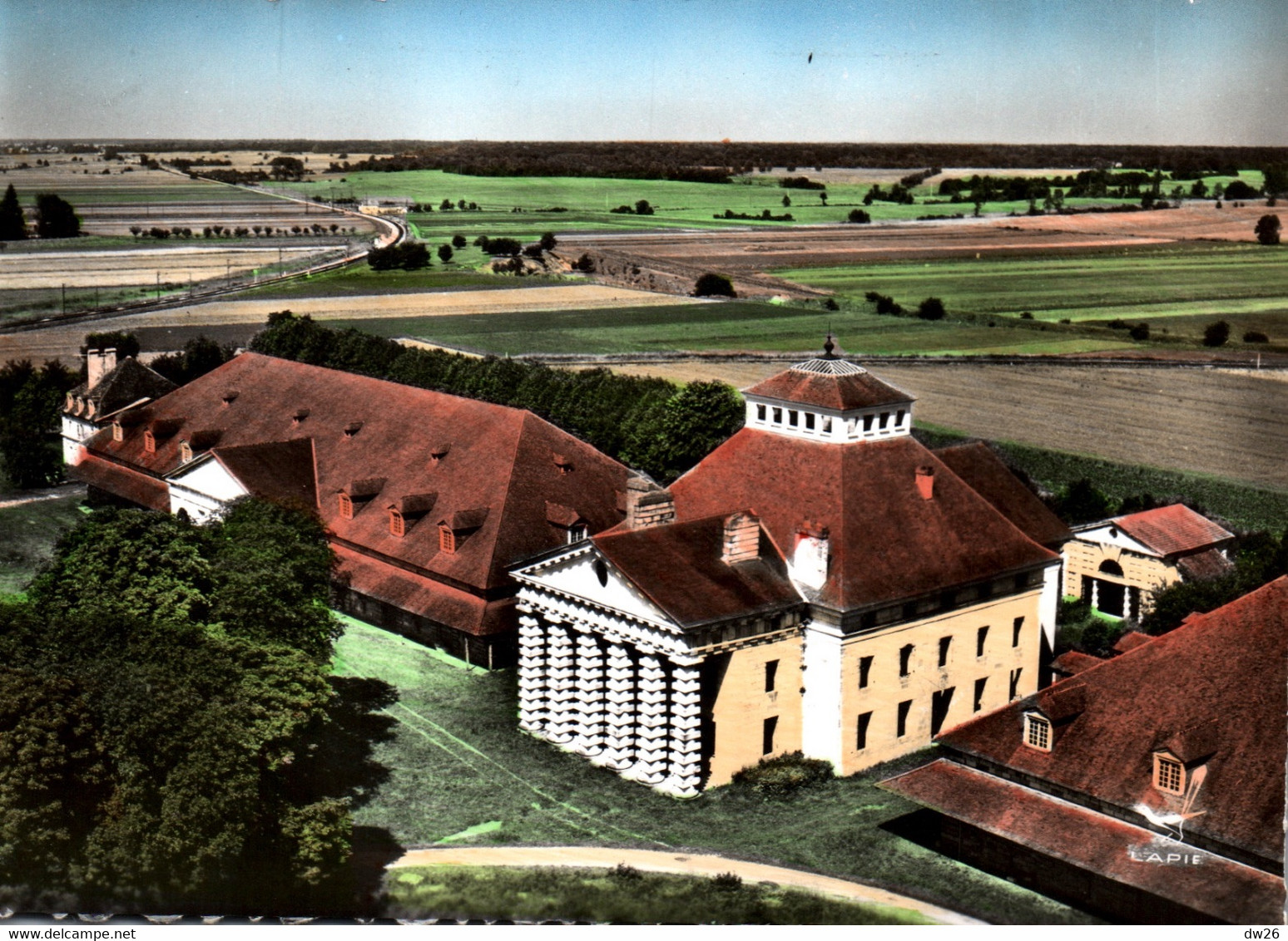 En Avion Au Dessus De Arc Et Senans (Doubs) Les Salines Royales - Edition Lapie - Carte N° 13 Non Circulée - Otros & Sin Clasificación