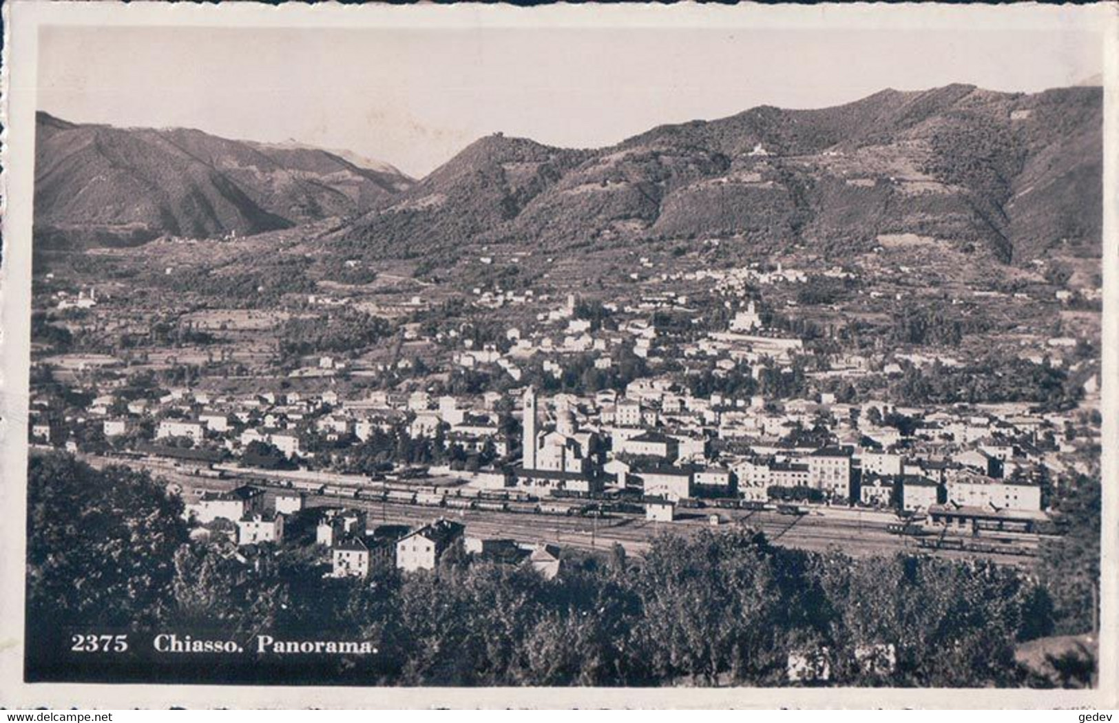 Chiasso TI, Chemin De Fer Et Gare (2375) - Chiasso