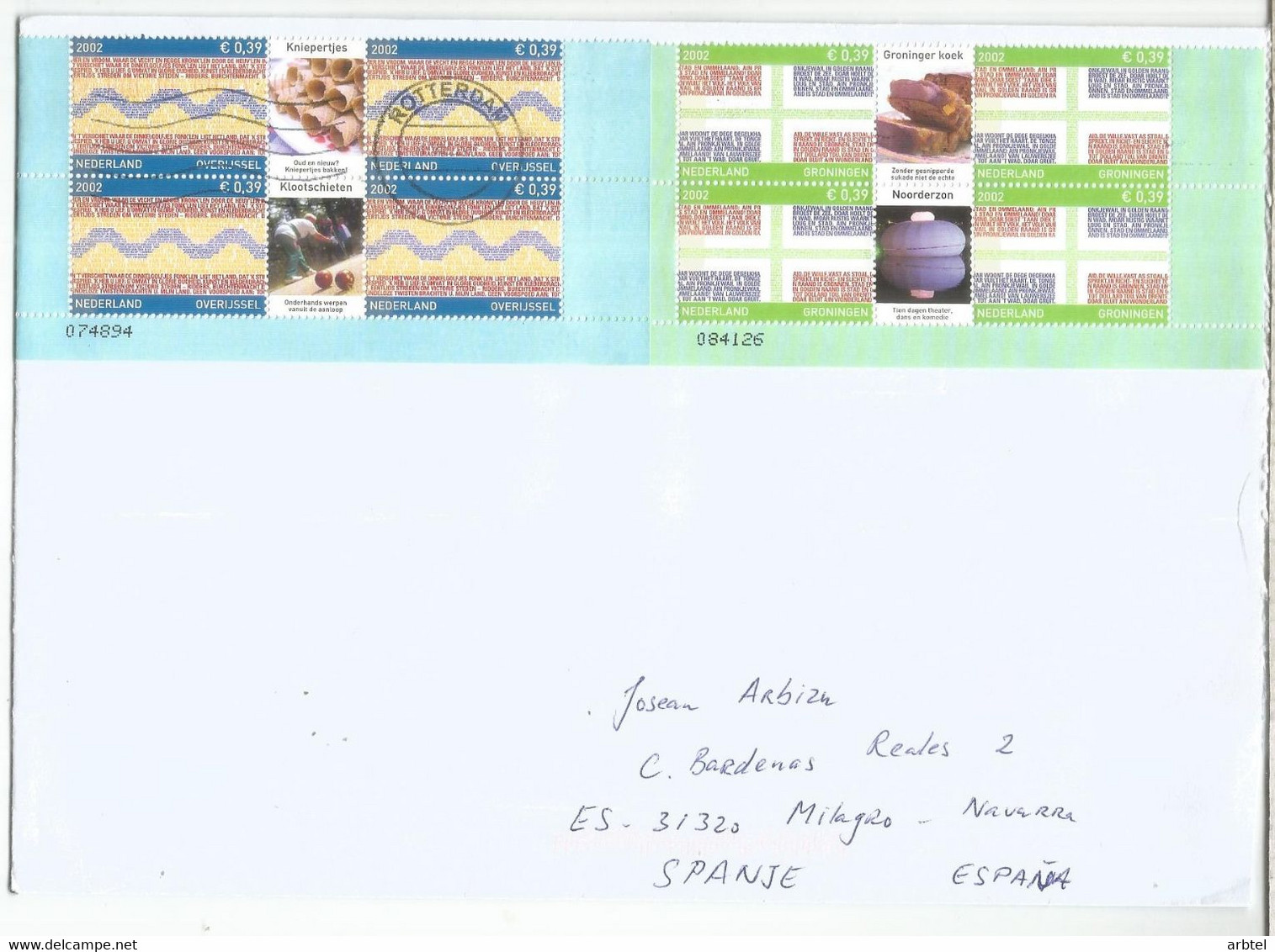 HOLANDA CC  2022 - Storia Postale