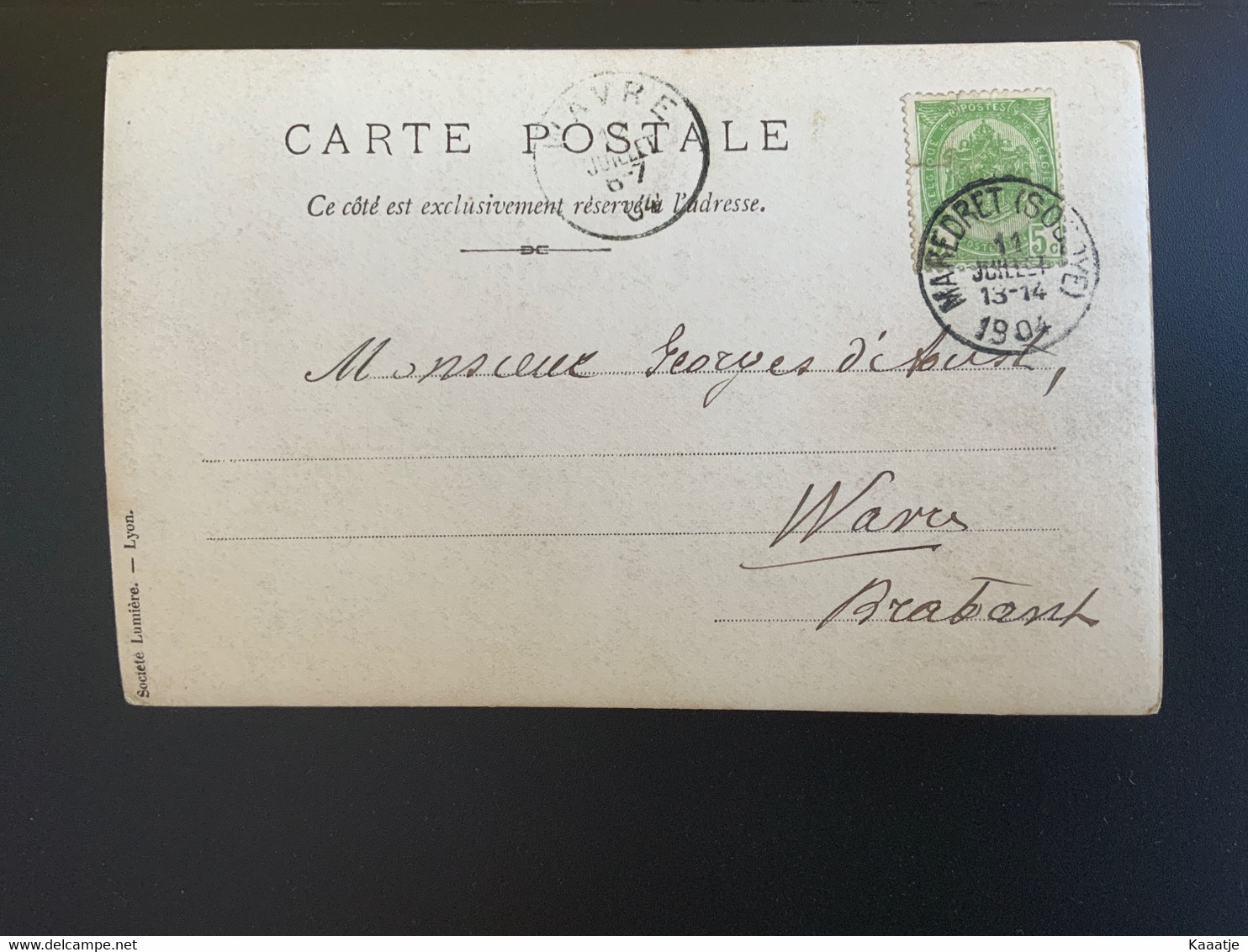 Maredret - Sosoye - École - Bois - Poststempel 1904 - Anhee