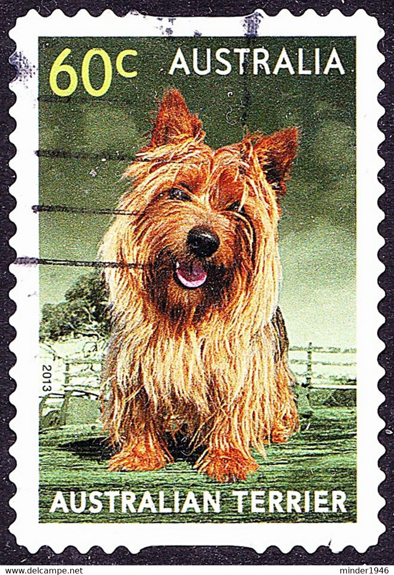 AUSTRALIA 2013 60c Multicoloured, Top Dog-Australian Terrier Self Adhesive FU - Used Stamps