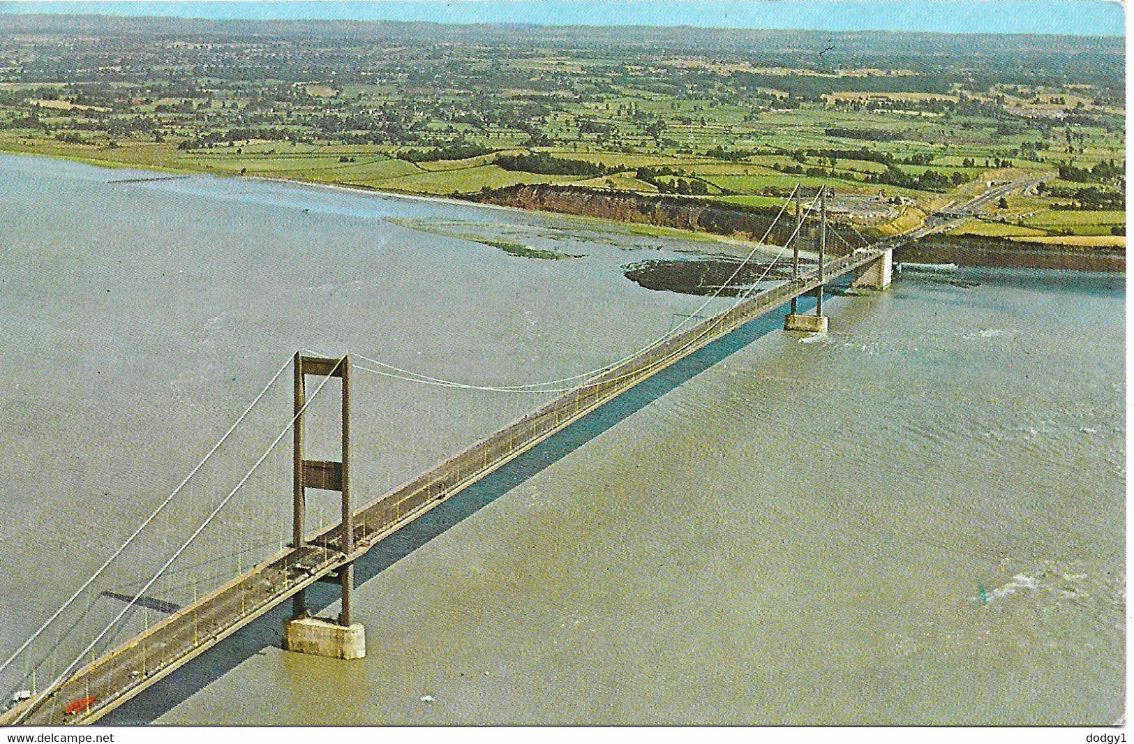 THE SEVERN BRIDGE, WALES. UNUSED POSTCARD   Tw3 - Montgomeryshire