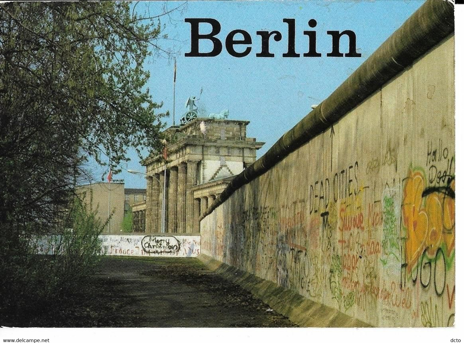4 Cpm BERLIN Mauer Graffitis & Brandenberger Tor - Mur De Berlin
