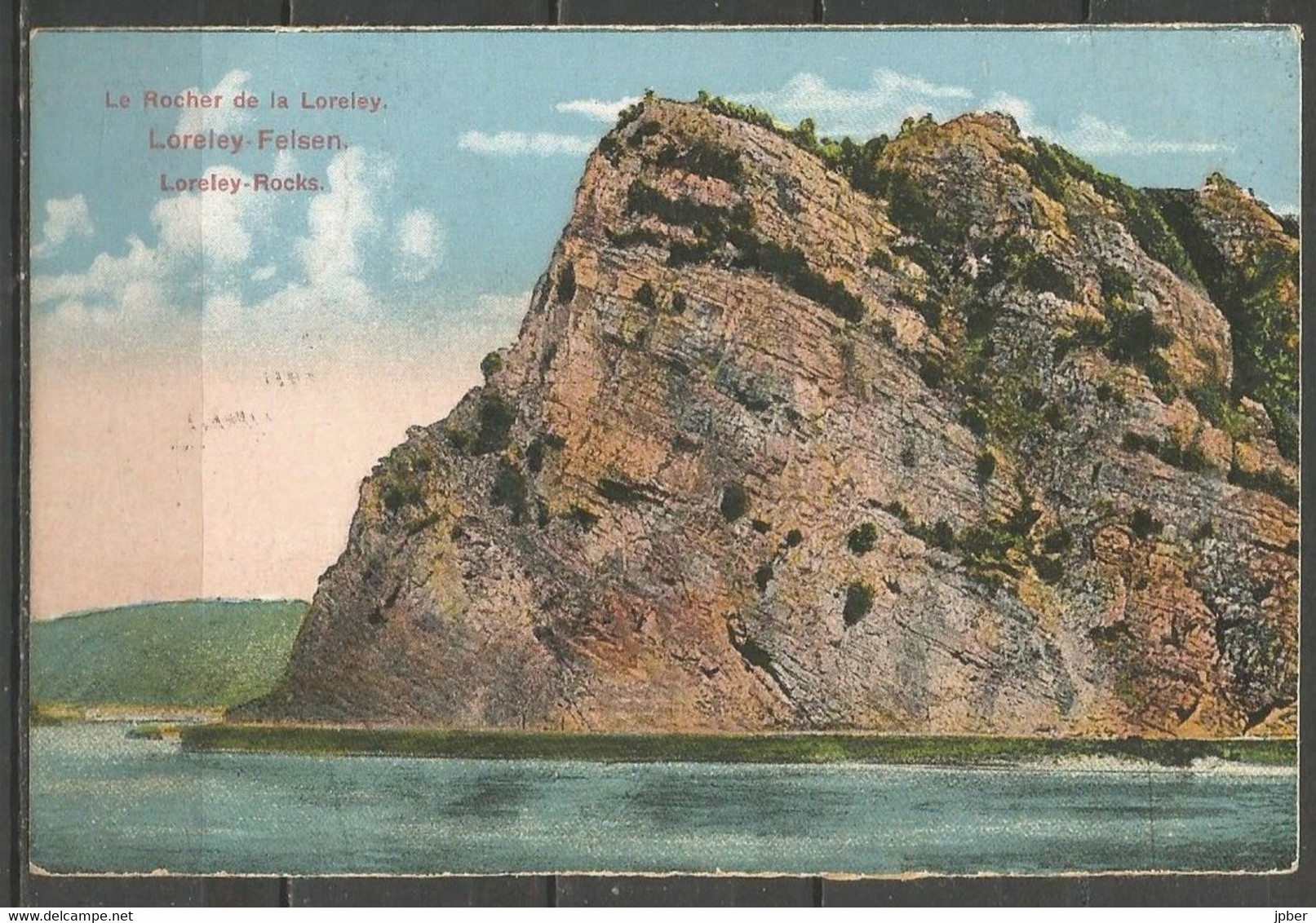 Belgique - Cachet "POSTES MILITAIRES 1" Du 28-5-24 - Carte Postale Vallée Du Rhein - Loreley-Felsen - Storia Postale