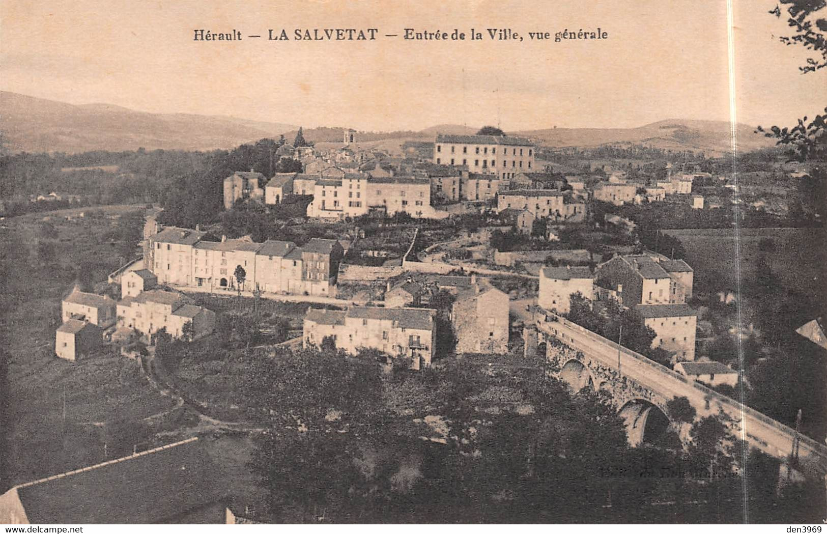 La SALVETAT (Hérault) - Entrée De La Ville, Vue Générale - La Salvetat