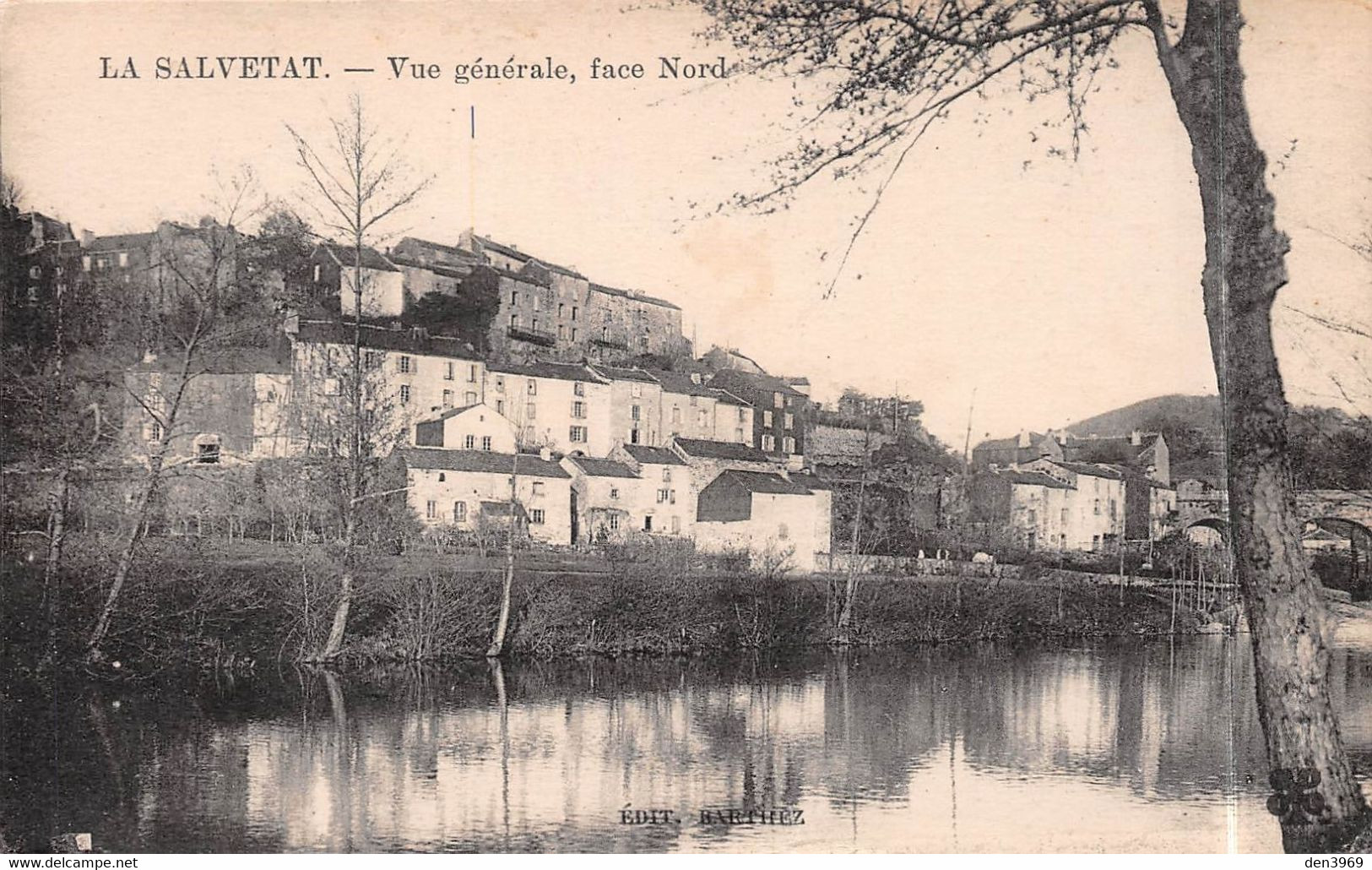 La SALVETAT (Hérault) - Vue Générale Face Nord - La Salvetat