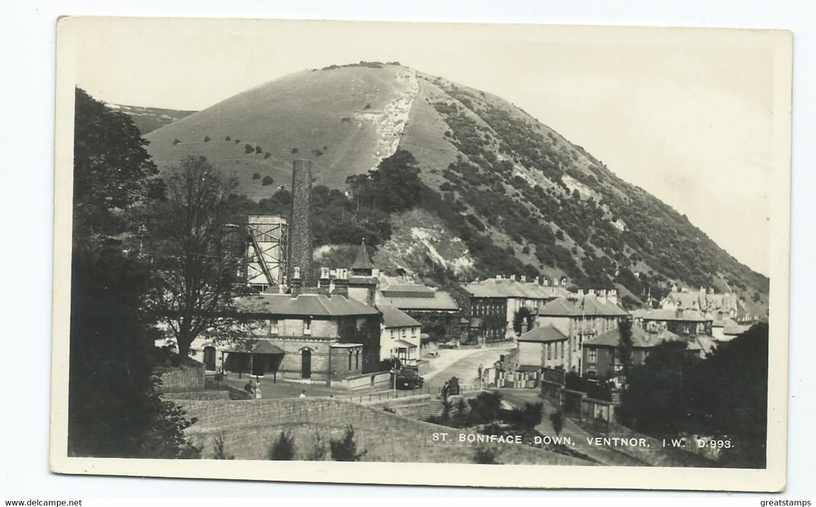 Isle Of Wight   Postcard  Ventnor St.boniface Down Rp Unused G.dean And Co. - Ventnor