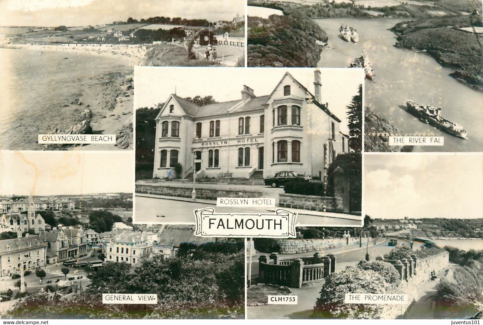 CPSM Falmouth-Multiview-Timbre     L1679 - Falmouth