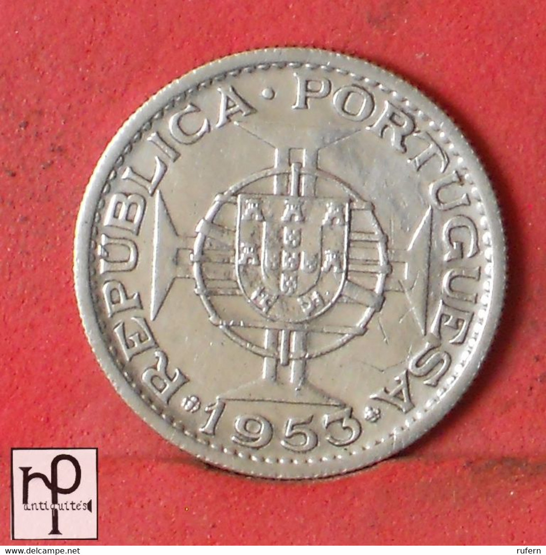 CAPE VERDE 10 ESCUDOS 1953 - ***SILVER***   KM# 10 - (Nº50067) - Cap Vert