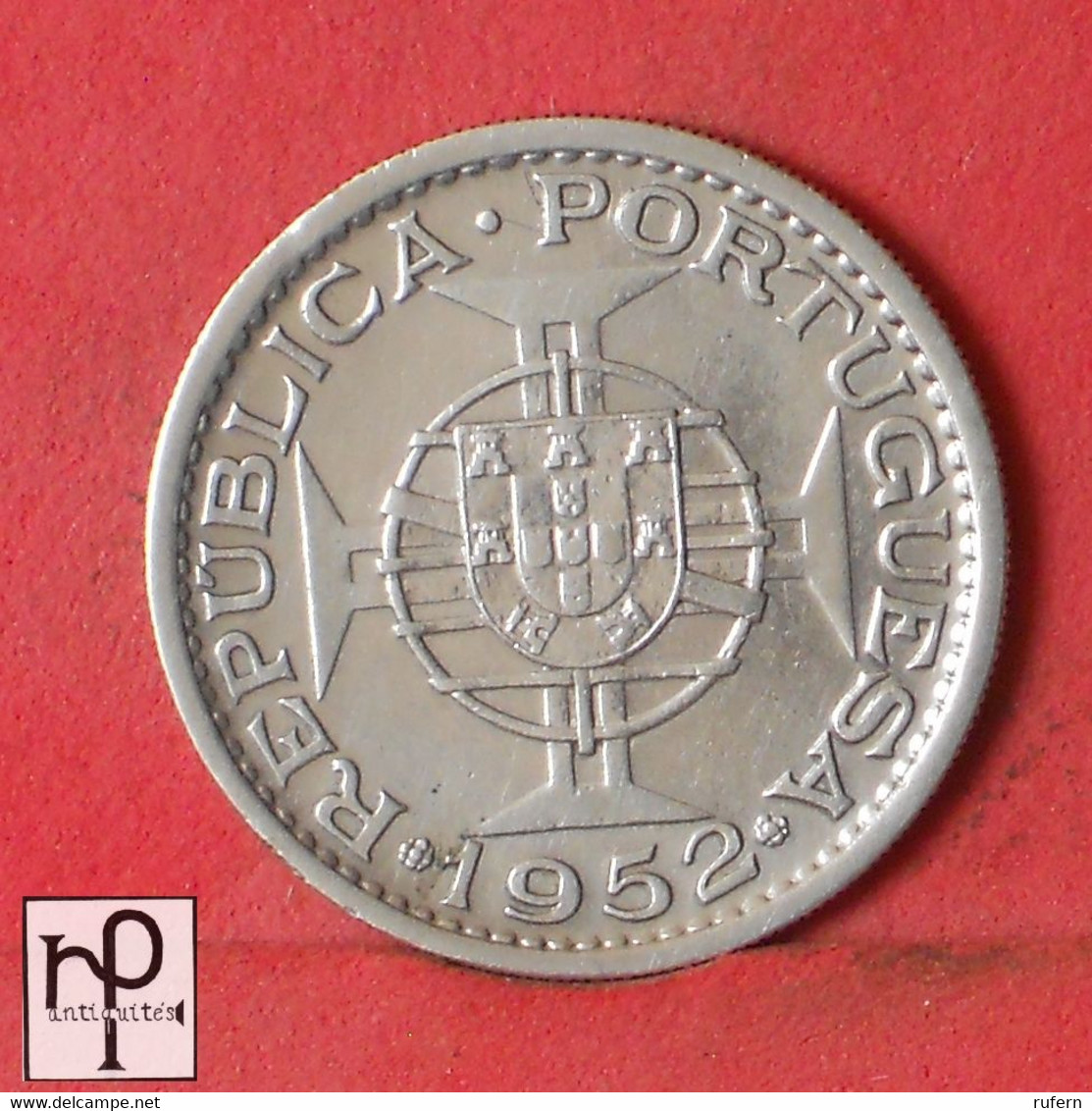 GUINÉ BISSAU 20 ESCUDOS 1952 - ***SILVER***   KM# 11 - (Nº50069) - Guinea-Bissau