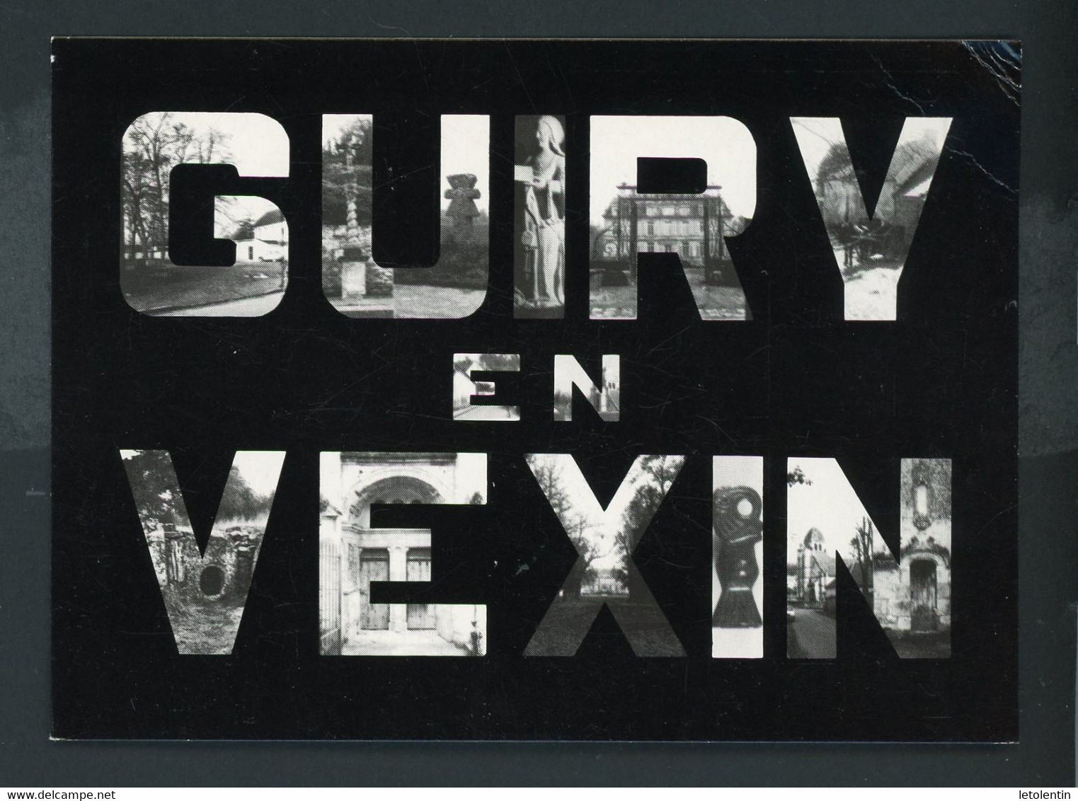 CPM - 95 - GUIRY EN VEXIN - MULTIVUE (REPRO D'UN CPA) - Guiry En Vexin