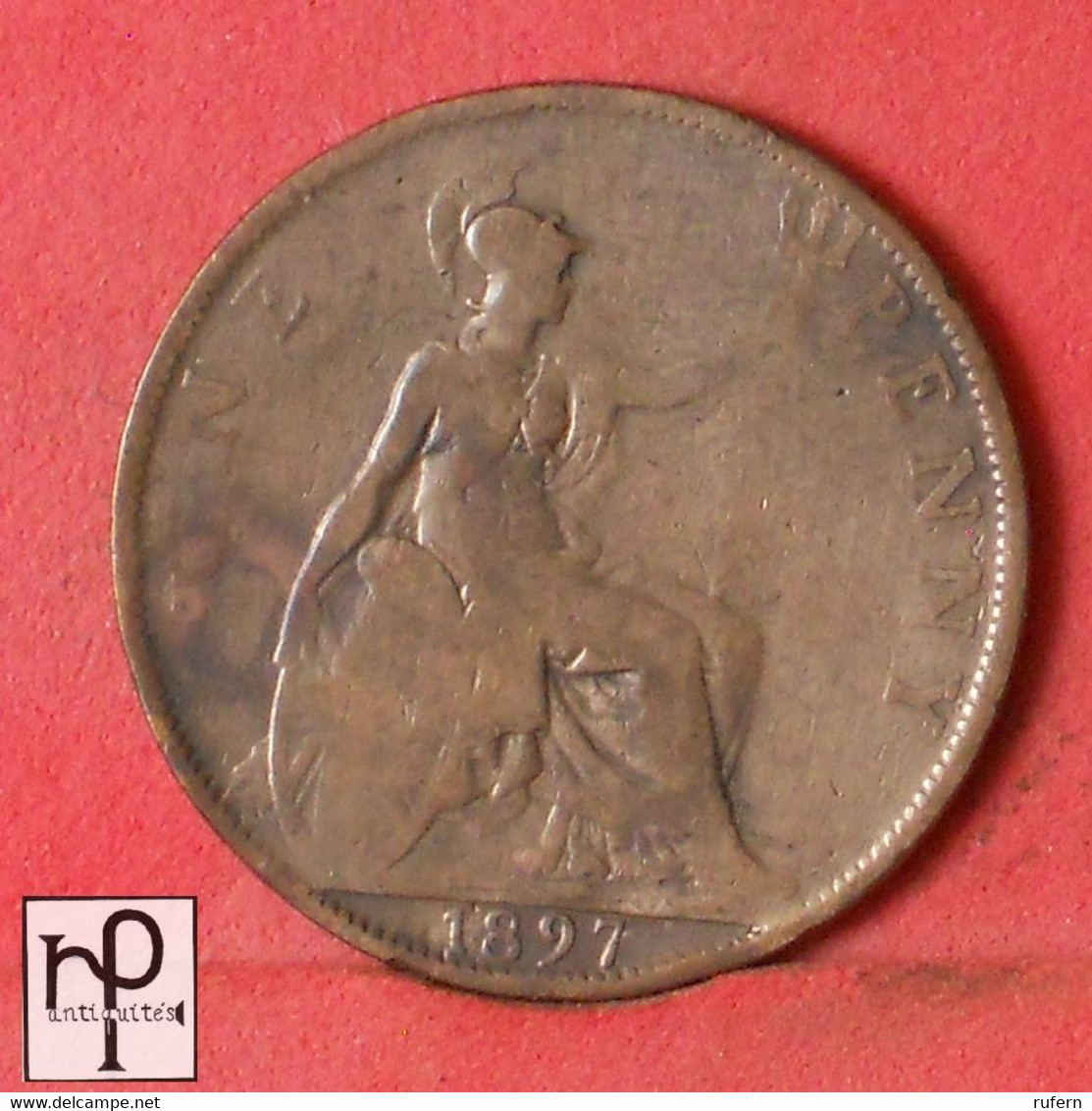 GREAT BRITAIN 1 PENNY 1897 -    KM# 789 - (Nº50084) - D. 1 Penny