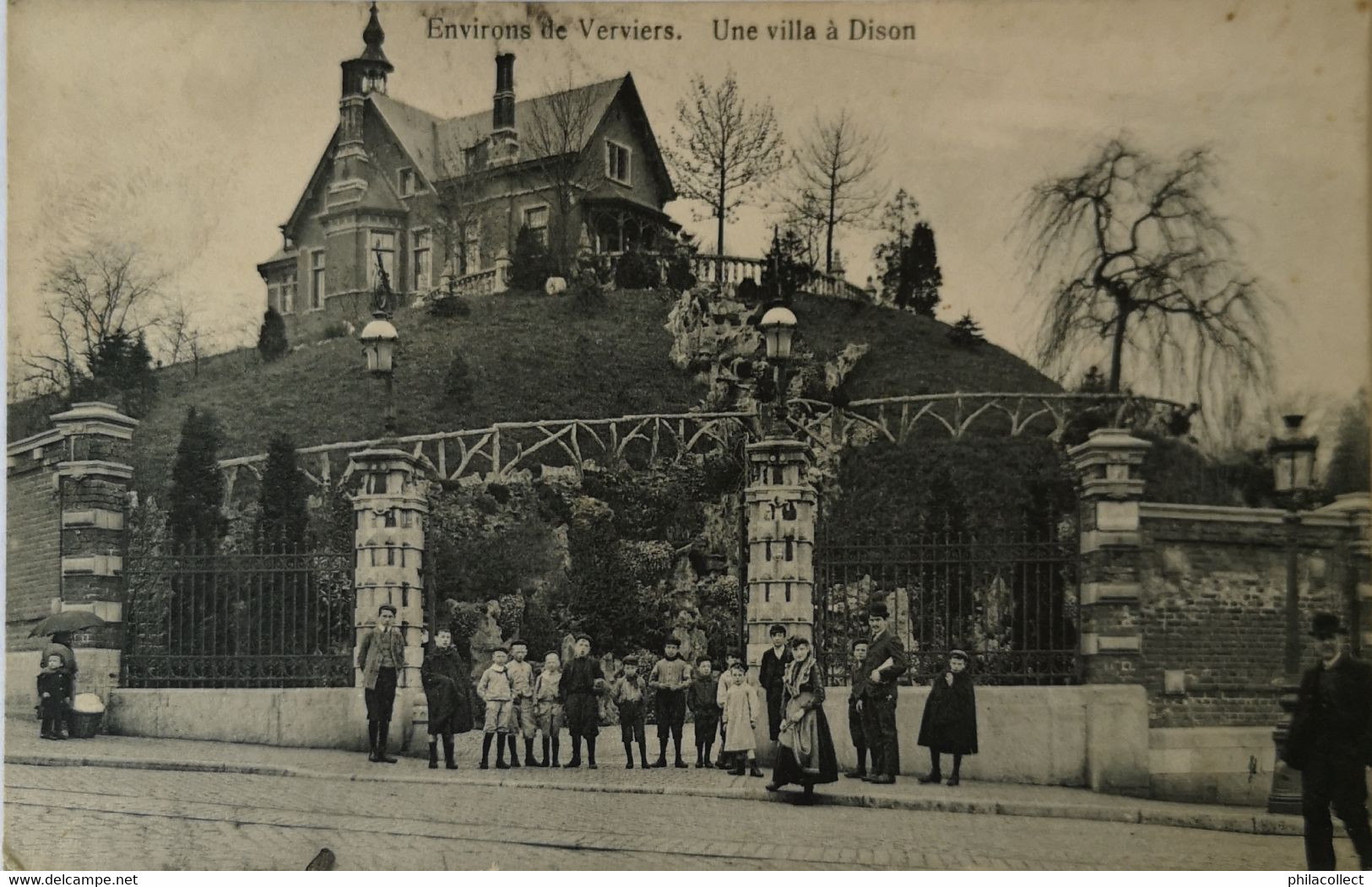 Environs De Verviers - Une Villa A Dison (veel Volk) 19?? - Dison