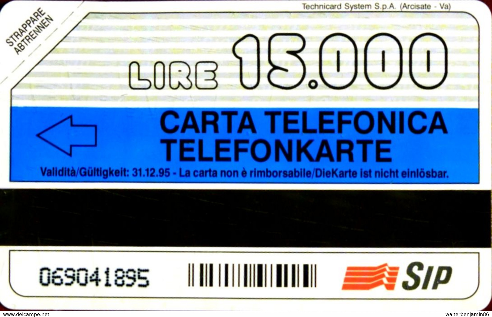 G AA 41 C&C 2382 SCHEDA TELEFONICA NUOVA MAGNETIZZATA NEGOZI INSIP BILINGUE 15.000 L. - Öff. Diverse TK