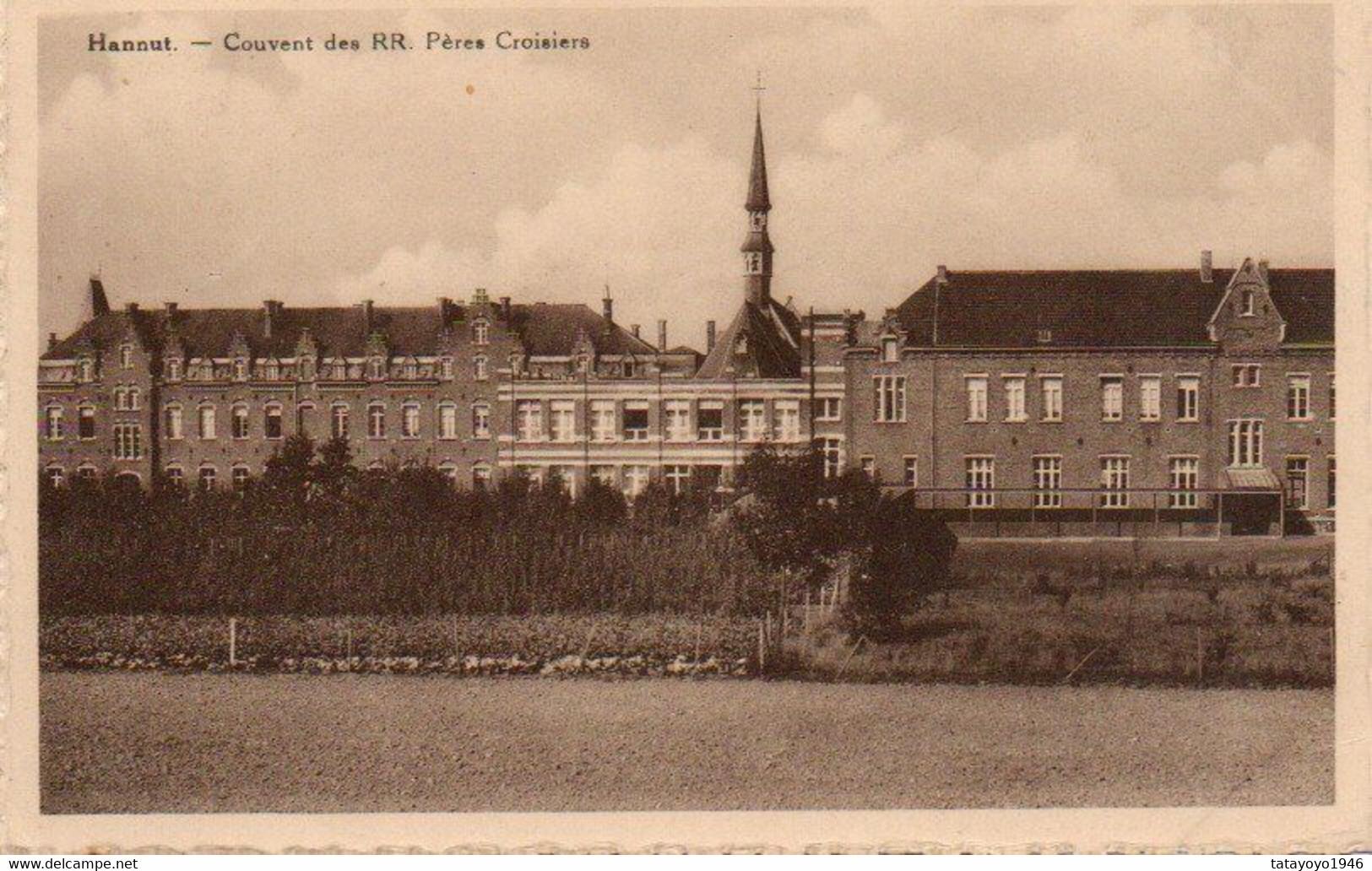 Hannut  Couvent Des RR.Pères Croisiers Carte Festonnée  Voyagé En 1940 - Hannuit