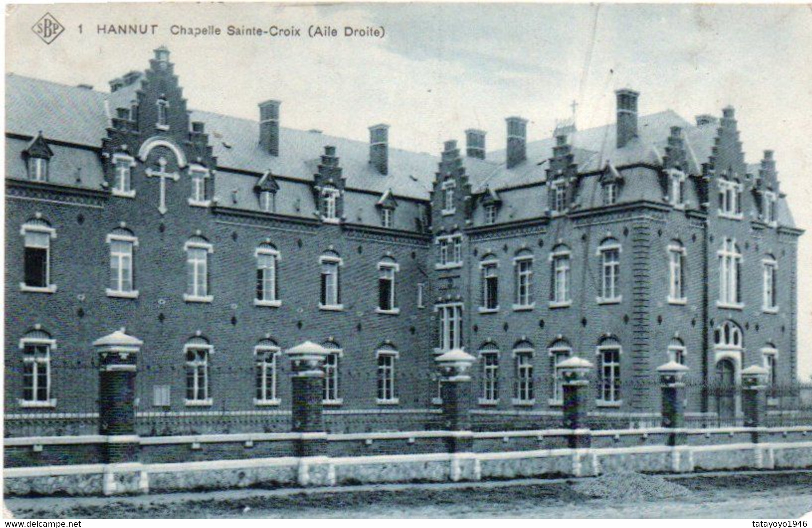 Hannut  Chapelle Sainte-Croix (aile Droite) Carte SBP  Voyagé En 1909 - Hannut