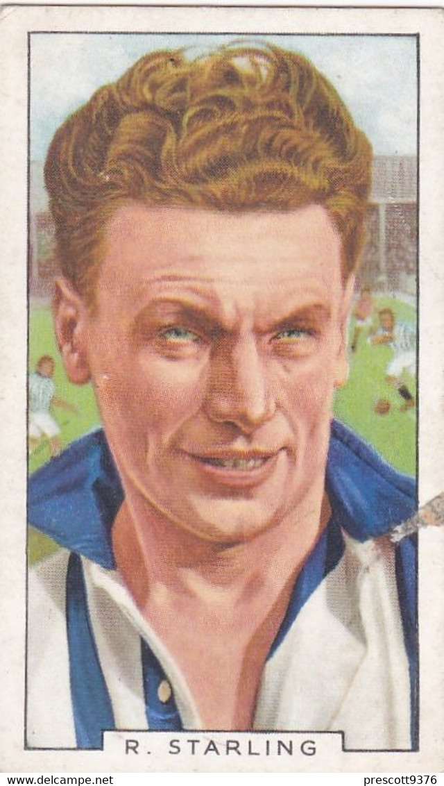 35 Ron Starling, Sheffield Wednesday   - Sporting Personalities 1936 - Gallaher Cigarette Card - Original - Gallaher