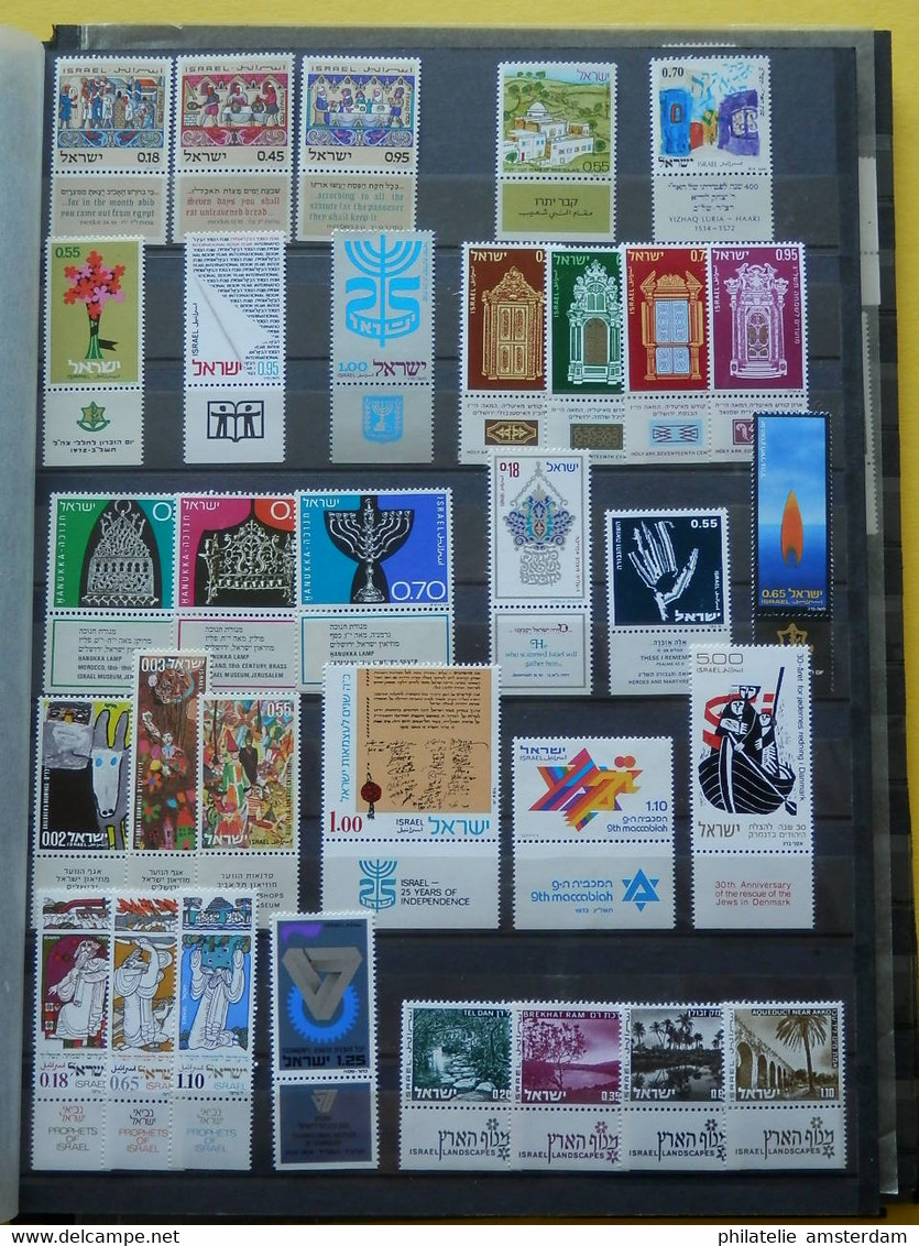 START 1 EURO! Israel 1949-2000: MNH Collection. - Collections (with Albums)