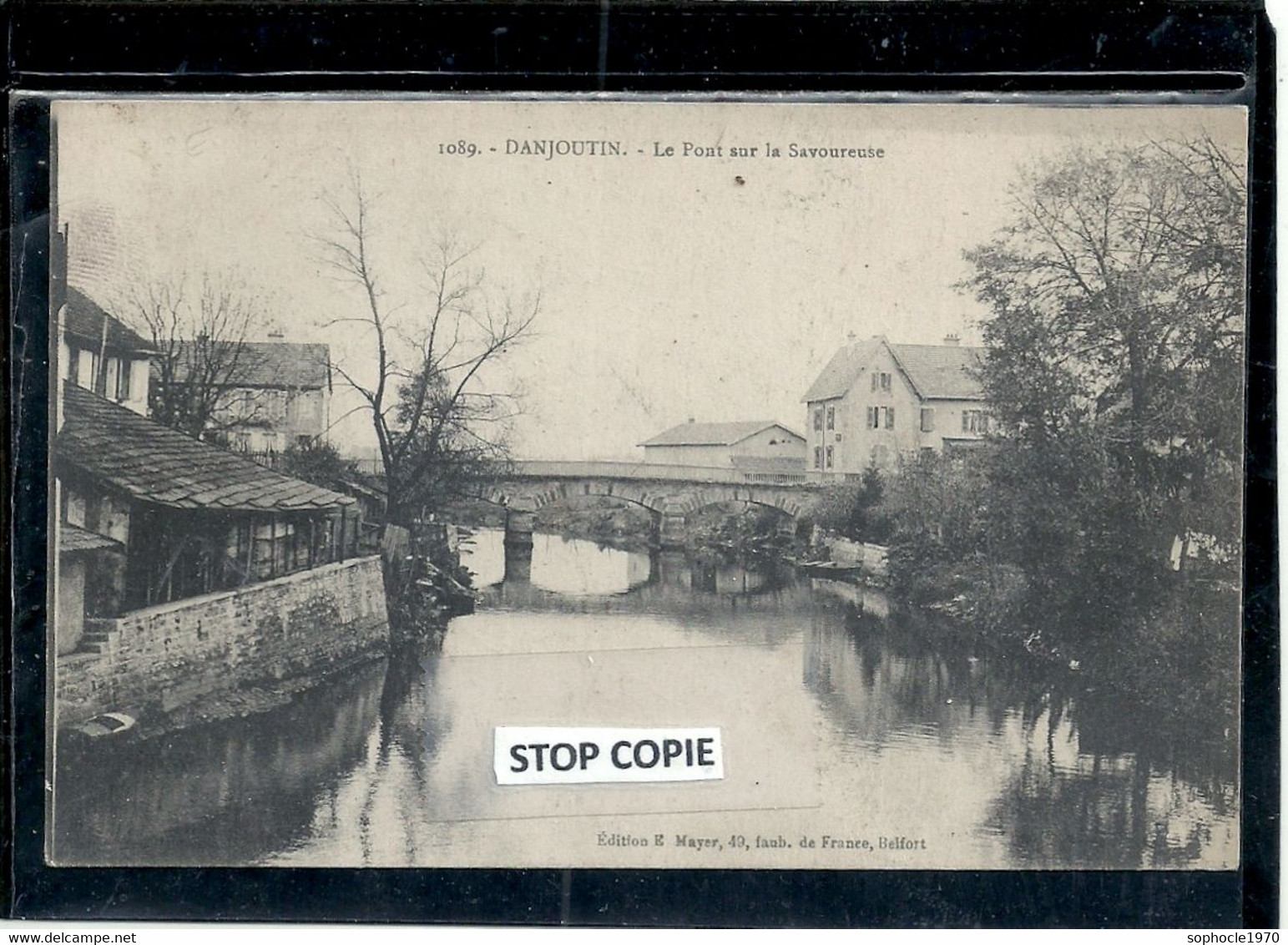 07 - 2022 - MON50 - TERRITOIRE DE BELFORT - 90 - DANJOUTIN - - Le Pont Sur La Savoureuse - Danjoutin