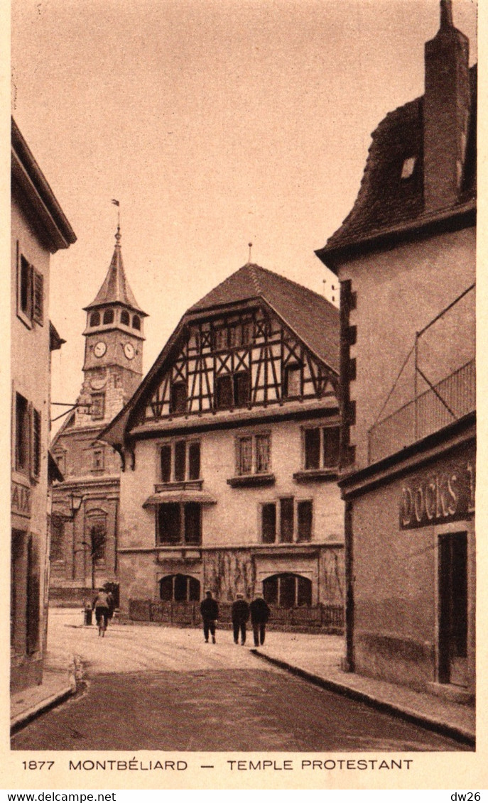 Montbéliard (Doubs) Le Temple Protestant - Collection Le Jura - Edition Braun & Cie - Carte N° 1877 Non Circulée - Montbéliard