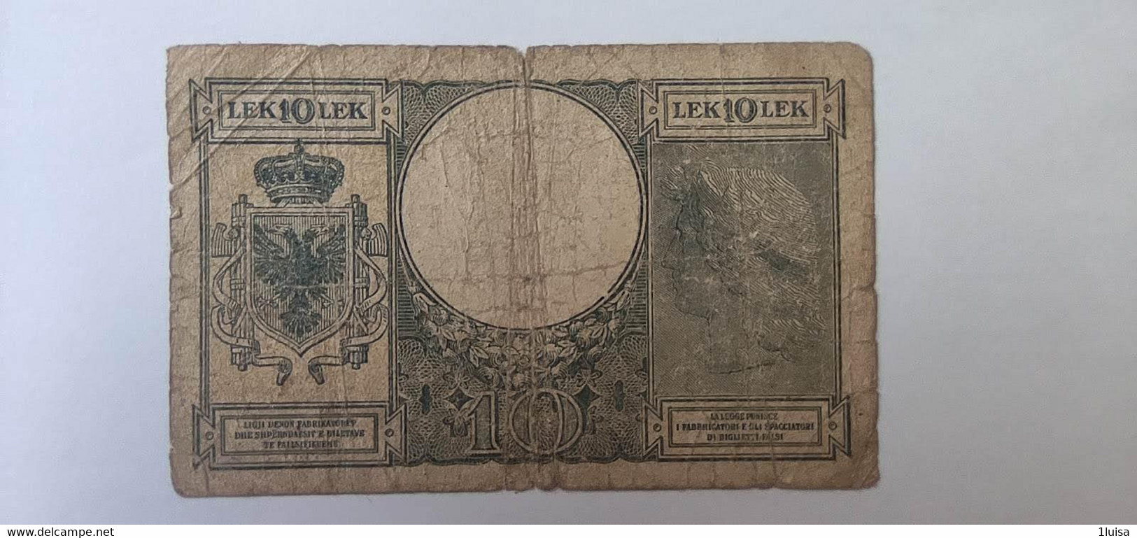 Albania 10 Lek 1939 - Albania