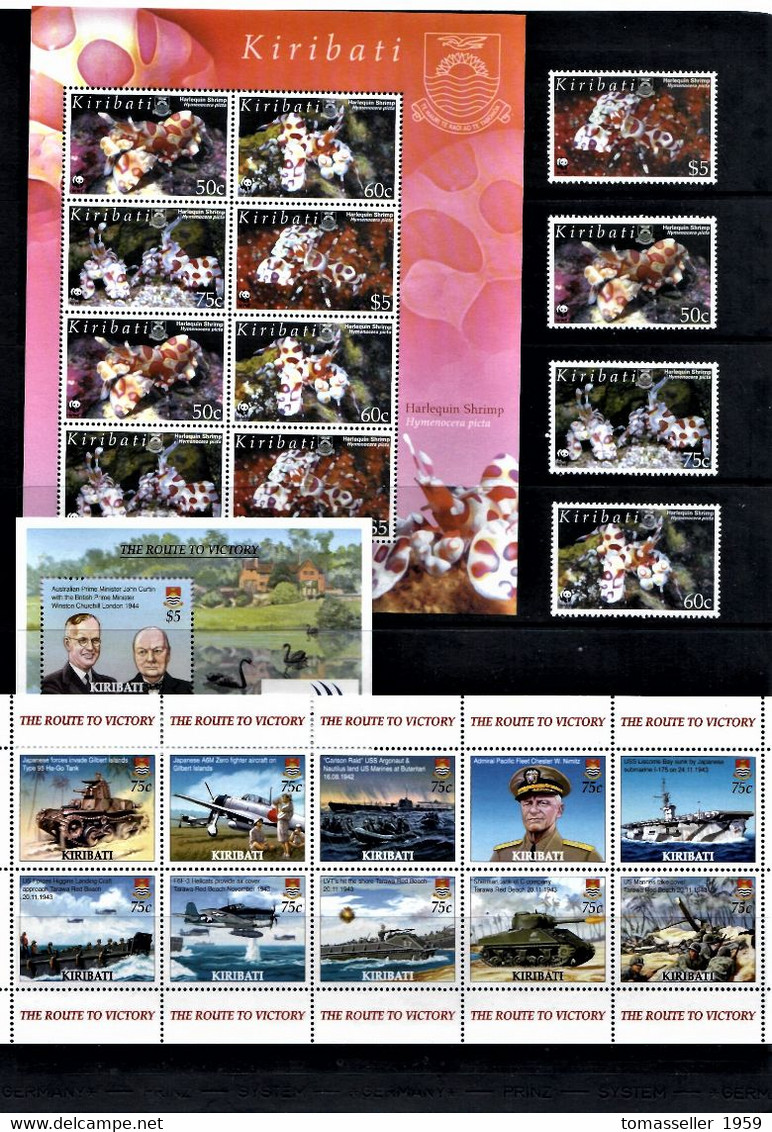 Kiribati  13!!! Years ( 1994-2006 ) Sets, Almost 80 issues.  MNH