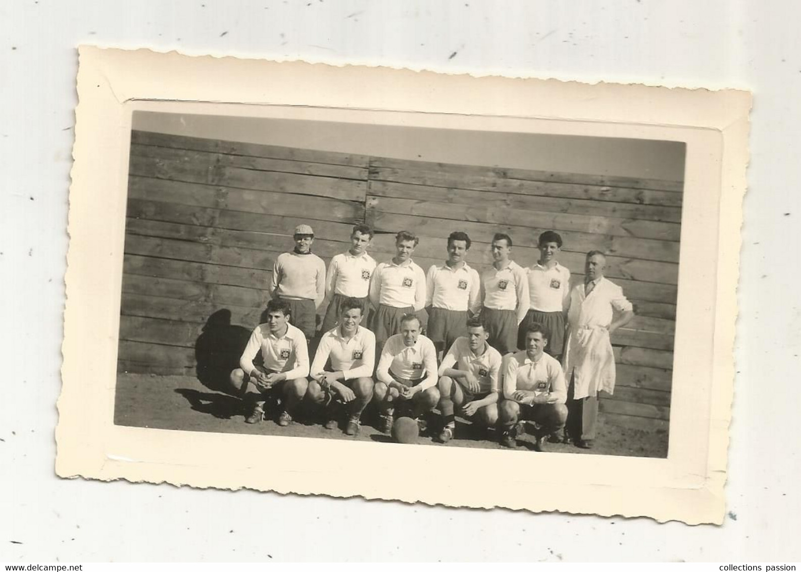 Photographie H. Equinet , Chatellerault , 1953 , Sports, équipe De FOOTBALL, 125 X 80 Mm - Deportes