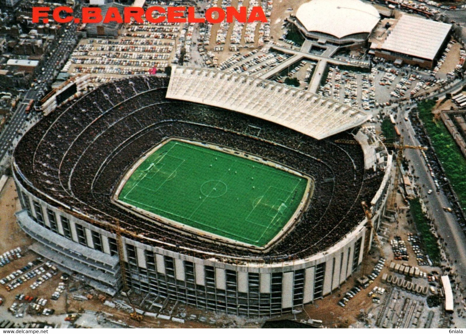 FC BARCELONE Vue Aérienne Du Stade     (recto-verso) Sport, Foot,  Football - Stades