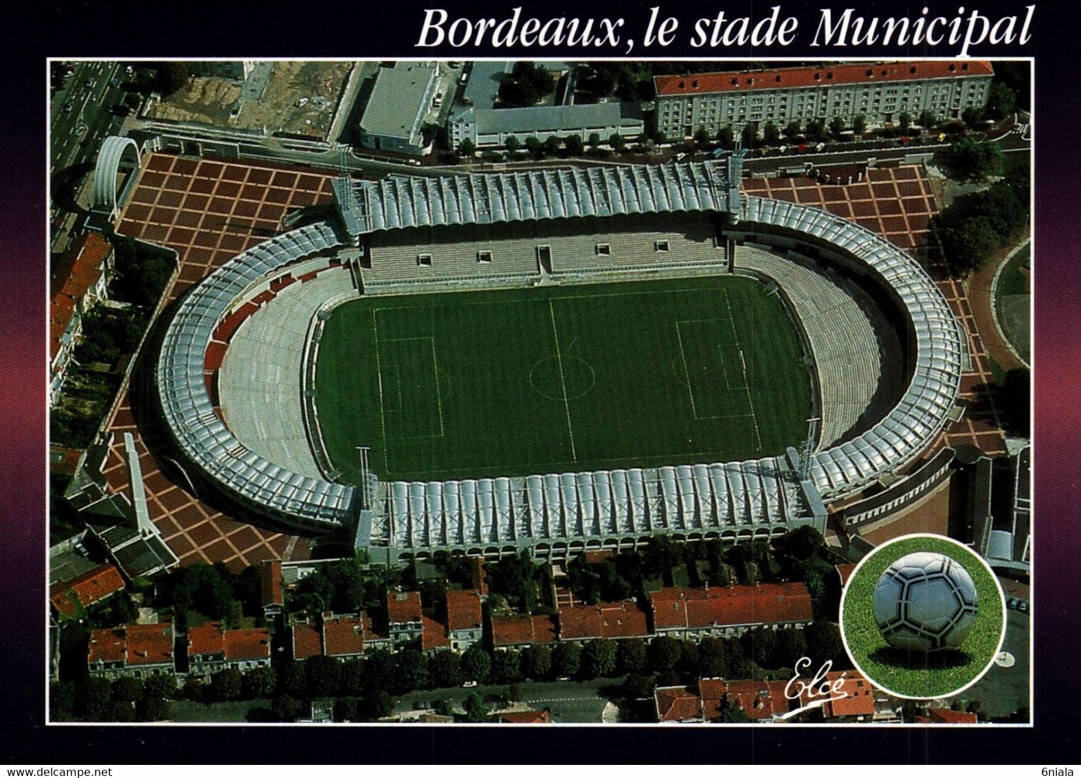 BORDEAUX Le Stade  Municipal    (recto-verso) Sport, Foot,  Football - Stadi