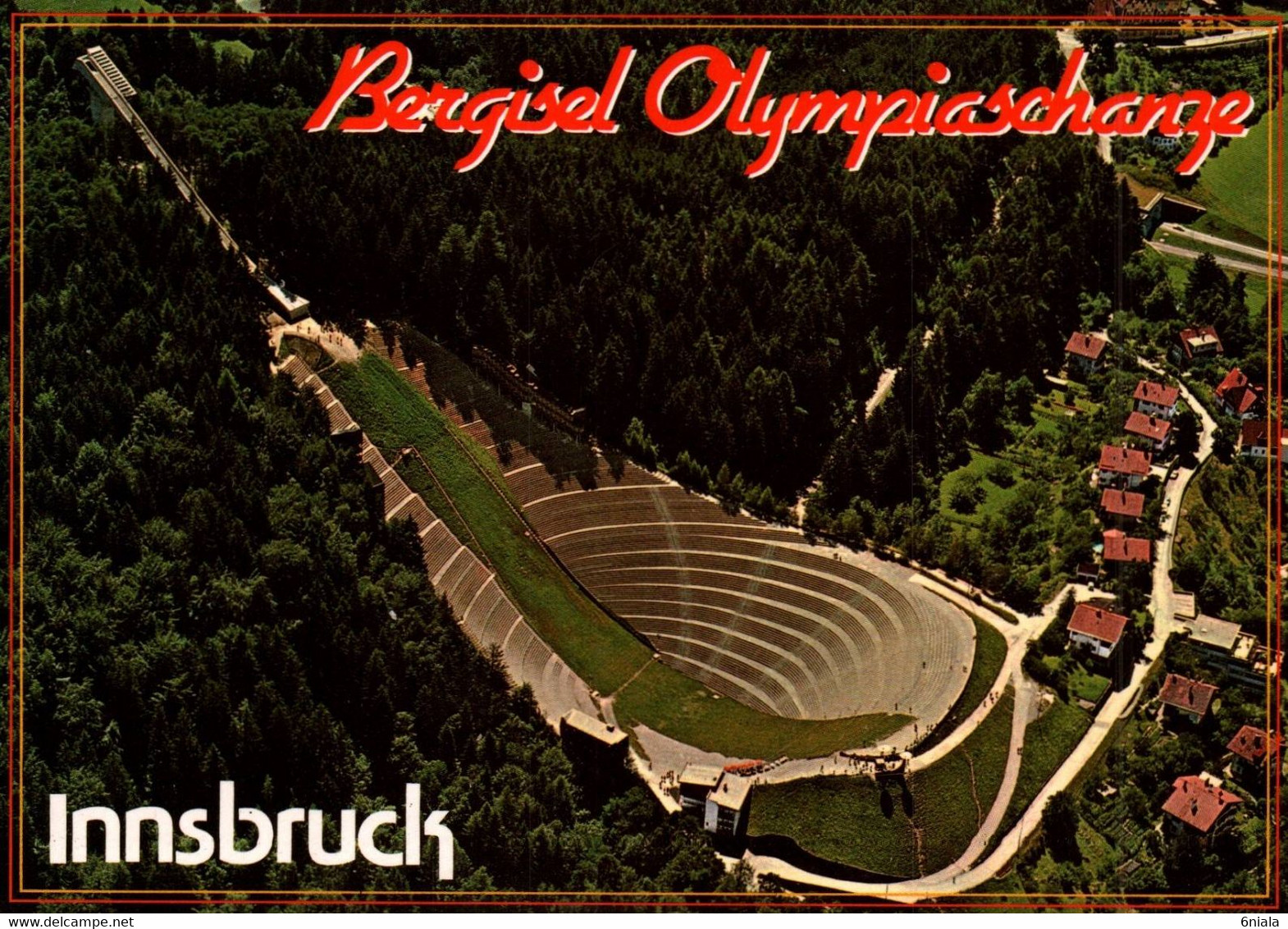 INSBRUCK Le Tremplin  Olympique Du Bergisel  Stade Pour 60 000 Spectateurs (recto-verso) Sport, Ski - Stadiums