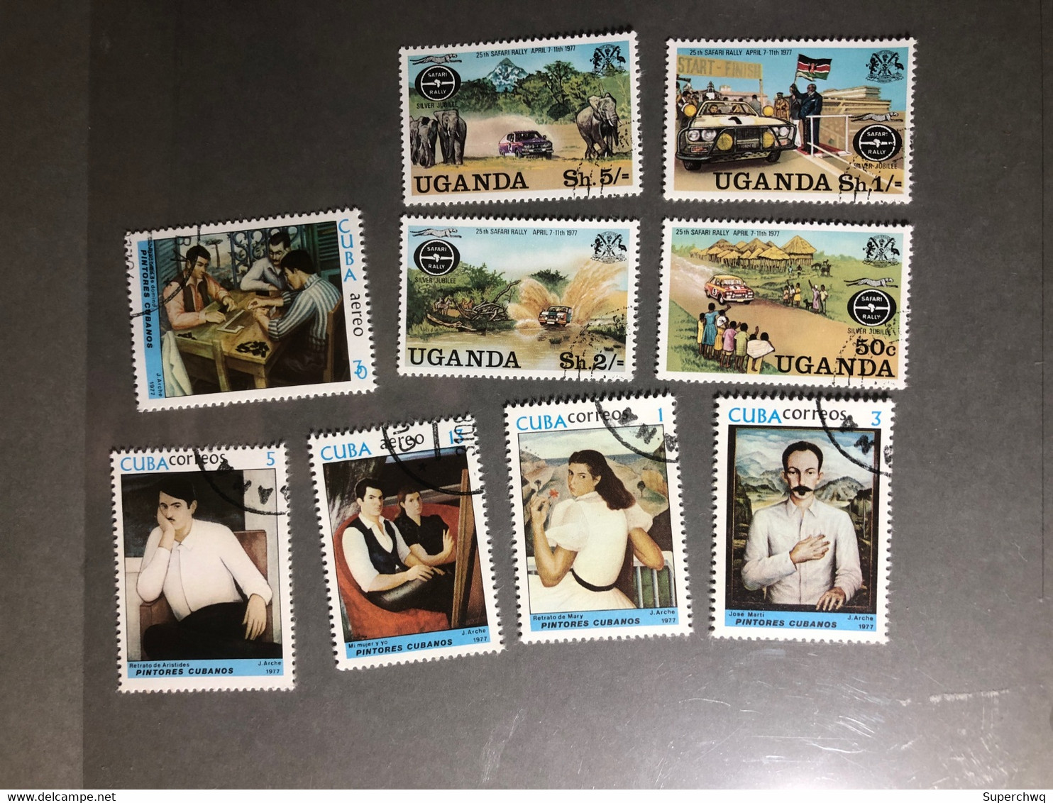 Cuba And Other Countries CTO Stamps，54 Different - Lots & Serien