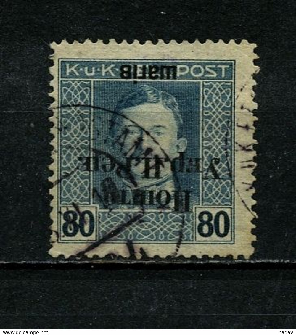 West Ukraine, 1919, Inverted Overprint,  Used - West Ukraine