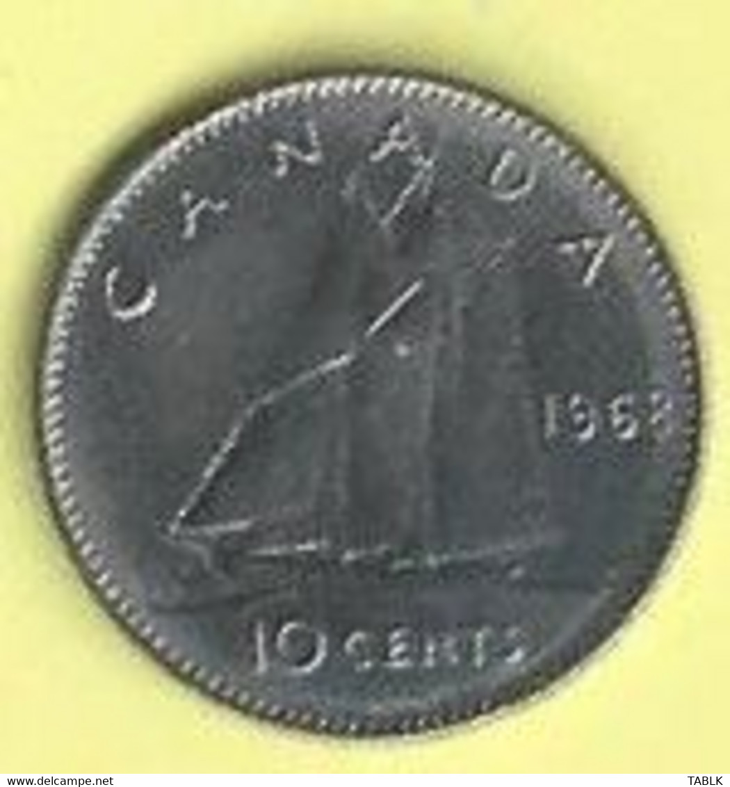 M082 - CANADA - 10 CENTS 1968 - Canada