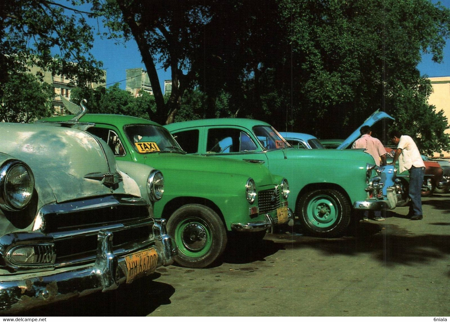 TAXI En La CIUDAD   CUBA  La Havane   (recto-verso) Voitures, - Taxis & Droschken