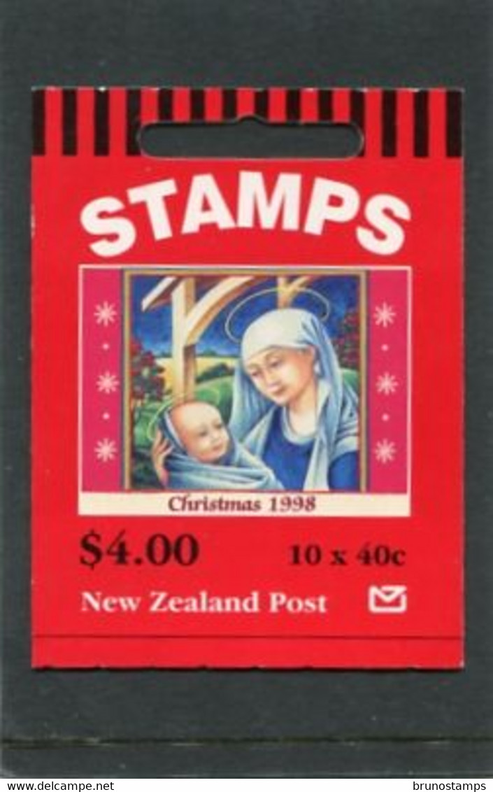 NEW ZEALAND - 1998  $ 4.00  BOOKLET  CHRISTMAS  MINT NH SG SB92 - Carnets