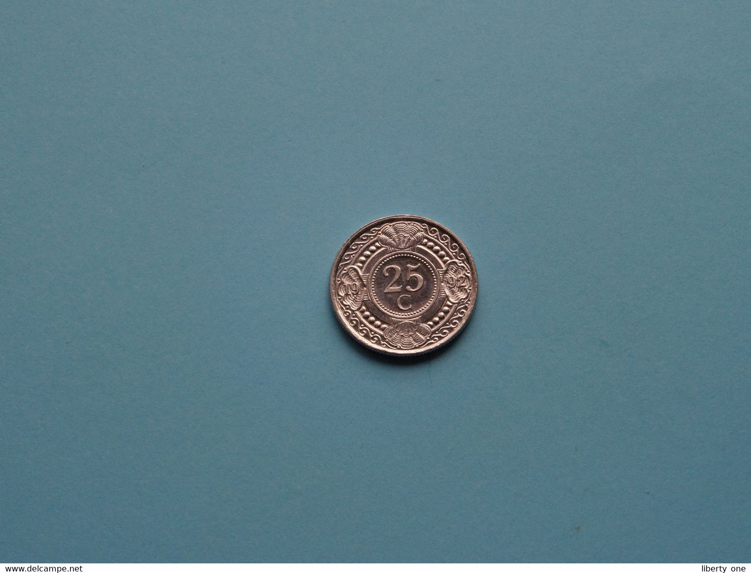1992 - 25 Cent - KM 35 > Nederlandse Antillen ( Uncleaned Coin / For Grade, Please See Photo ) ! - Netherland Antilles