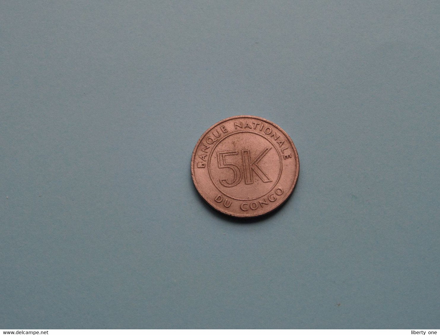 1967 - 5 Makuta - KM 9 ( Uncleaned Coin / For Grade, Please See Photo ) ! - Congo (Democratic Republic 1964-70)